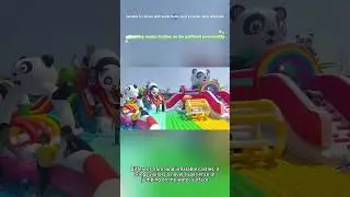 Custom High Quality Inflatable water play products panda inflatable floating water park