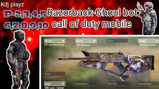 Razorback-Ghoul bot SMG GAMEPLAY CODM P6 💖💖💖🎮