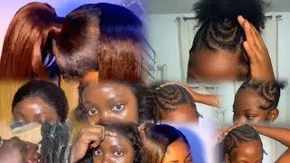 Cute and Easy Hairstyles for Ladies #explore #braids #curlyhair #viral #shortsfeed #hair