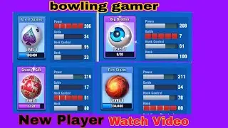 Bowling Crew Balls Information  #Bowling Gamer(power, Guide,Hook Control,Hook)