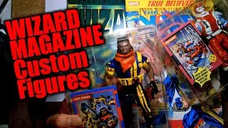 Custom X-Men Bishop and Omega Red featured in Wizard Magazine