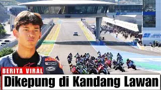 GILA!!Dikepung 4 Pembalap Spanyol di Jerez,Cara Tenang Veda Ega Pratama Ini Mengejutkan Semua Orang🔥