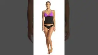 Nike Continuum Crossback Tankini Top | SwimOutlet.com