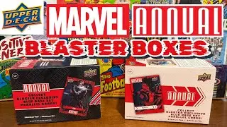 Эксельсиор! Ежегодные наборы бластеров Marvel от Upper Deck за 2022 и 2023 годы.