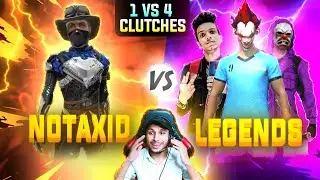 1 v 4  AGAINST LEGENDS👽 ❤️&zwj;🔥