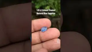 Natural Blue Sapphire 💎😇🇱🇰#srilankangem #ceylongem #bluesapphire #ceylonbluesapphire #sapphire