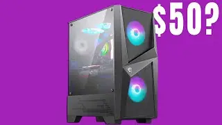 The $50 RGB GAMING PC CASE!... (MSI Mag Review)