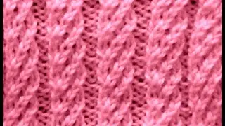C&oacute;mo Tejer El&aacute;stico en Espiral Trucos Tips para que quede Perfecto 2 agujas, palitos, knitting 1728