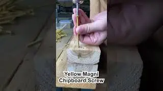 Use Yellow Magni Chipboard Screw#jm #hardware #screw #fast #professional #yellow #install #life
