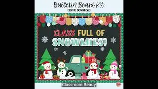 Snowman Bulletin Board: Snowmies Classroom Decor!