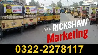 Rickshaw Marketing Karachi | Outdoor Advertising Agency - Rikshaw