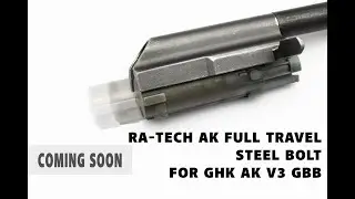 【RA-TECH】Полноходовой стальной болт AK GBB для GHK AK V3 GBB