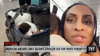American Airlines REFUSES Black Family's Stroller As White Parents Get Green Light