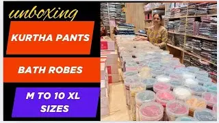 Kurtha pants and bath robes || M to 10 XL sizes available || new colours arrived