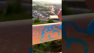 Mini Graffiti throwie | Graffiti Hollow using poscas #graffitiart #posca #graffititags