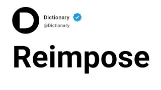 Reimpose Meaning In English