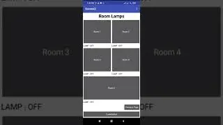 Kodular Mobile Application for  Internet of Things Controlling Lamps
