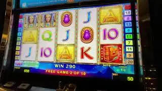 Pharaos ring slot 10 free games 50 cent bet!