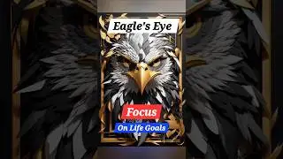 The Eagle's Eye 🦅: Sharpening Your Focus on Life Goals #shorts #motivation #quotes