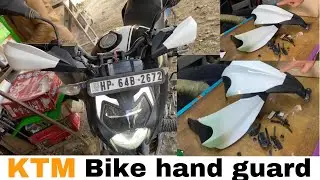 Handguard installation in bike 🔥| KTM handguard for bike Tiplu technical guru