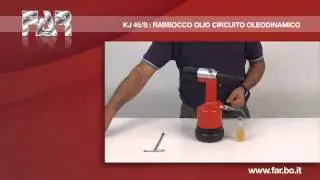 Rabbocco olio per rivettatrice per inserti KJ45S