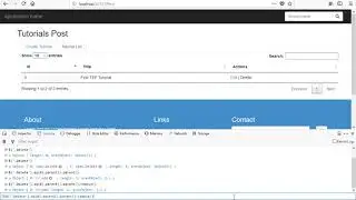 138 ASP .NET MVC - Delete Records from DataTables FrontEnd in ASP