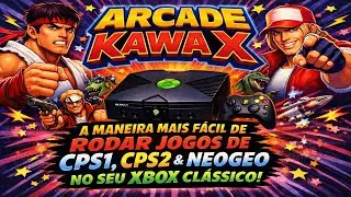 ARCADE KAWA X: A MANEIRA MAIS FACIL DE RODAR JOGOS DE CPS1, CPS2 & NEOGEO NO SEU XBOX CLASSICO.