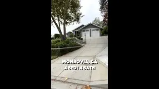 Monrovia Home For Sale | 4 bedrooms 4 bathrooms | Los Angeles Home Tour