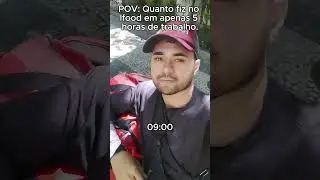 POV:Quanto fiz no Ifood em apenas 5 horas de trabalho.#motoboy #ifood #moto #entregas #explore #reel