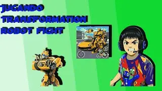 jugando transformation robot fight #viral
