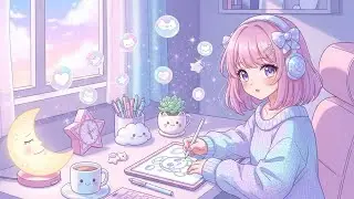 Cozy Anime Cafe: Relaxing Bossa Nova Jazz & Rain Sounds for Coffee, Study, and Focus