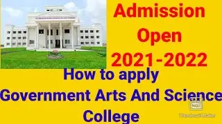 How to apply Tamilnadu government Arts and science college admission 2021 in online/TN college 2021