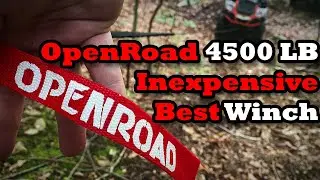 BEST INEXPENSIVE WINCH // OPENROAD 4500lbs ATV/UTV Winch Synthetic Rope 2 Wireless Remotes / 10% Off