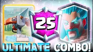 TOP LADDER W/ the BEST CONTROL XBOW DECK❄️🥇 -Clash Royale