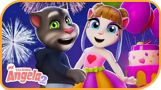 Angela & Tom’s Party Night 🎉💖 | My Talking Angela 2 74 | Outfit7 Limited | Casual | HayDay