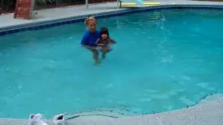 victoria's swimming class with winter clothes