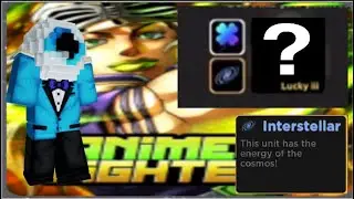 Getting The New Interstellar Divine Passive In Anime Fighters!!!!