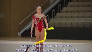 Maria Borisova ribbon training 2024