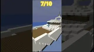Minecraft Modern Yacht: NOOB vs PRO vs HACKER