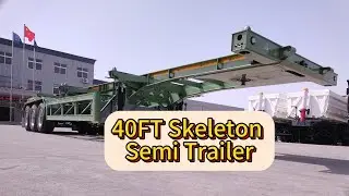 40FT skeleton semi trailer