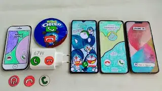IPHONE/ CHARGER phone/ OREO Circle/ OPPO Doraemon/ SAMSUNG/IPHONE incoming call carboard(stopmotion)