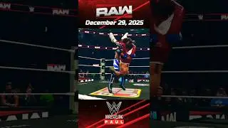 RAW 12/29/2025 Highlights | All MATCHES Edit 🔥 #wwe #wweraw #wrestling #highlights #ajstyles #raw