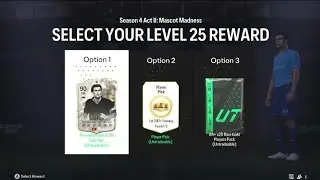 EA FC 24 - Level 25 - Player pick 1 of 3 87+ Fantasy Team 1/2