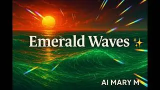 Emerald Waves 🌅 AI MARY M | Cinematic Chill Ocean Music