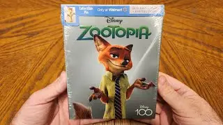 Zootopia Home Video #11 - Walmart Disney100 Blu-Ray (with Pin)