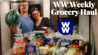 HUGE WEEKLY WW GROCERY HAUL FROM ALDI! WW BLUE PLAN!