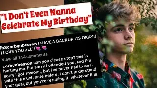 'Why Don't We' Singer Corbyn Besson breaks down after Receiving hate comments on Birthday