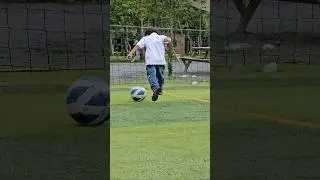 OunTop playing football alone but happy #shortsfeed #shorts #viral #ountop