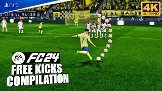 EA FC 24 | Free Kicks Compilation #3 (4K60FPS)