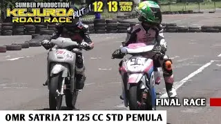 Race OMR Satria 2T 125 cc Std Pemula❗️Kejurda RoadRace Jabar seri 1 Brigif Cimahi 13 Sept 2025